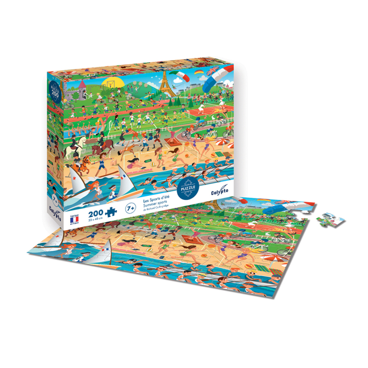 Puzzle 200 pcs Les Sports d'été - Sentosphère - Rougier et Plé