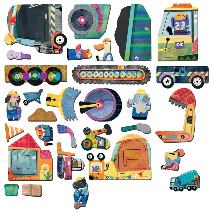 Puzzle magnétique Camions - mierEdu - Rougier et Plé