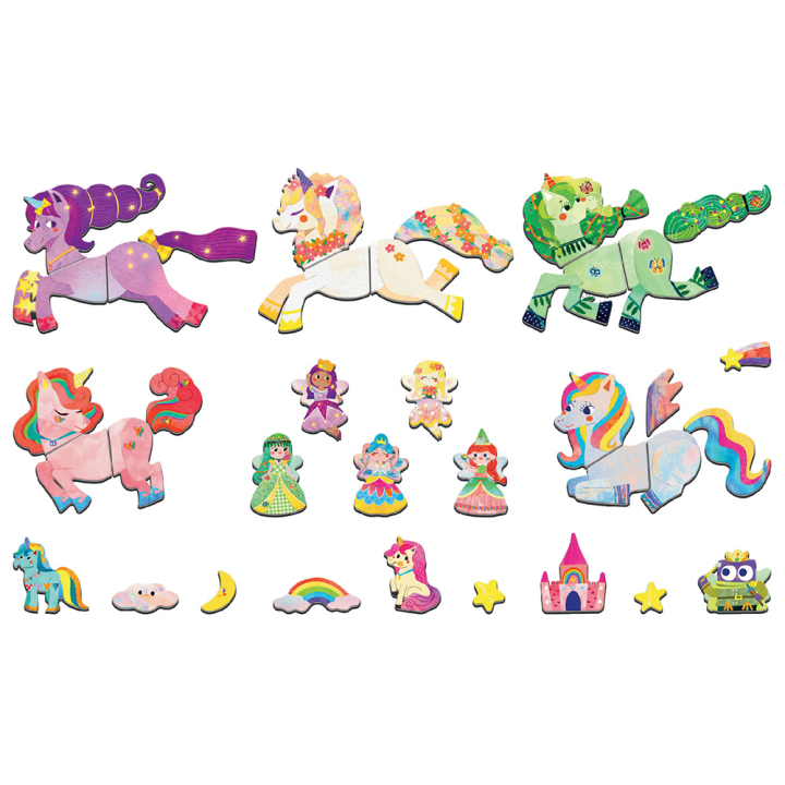 Puzzle magnétique Licornes - mierEdu - Rougier et Plé