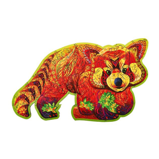 Puzzle en bois 104 pcs Le Panda Roux - CreatifWood - Rougier et Plé