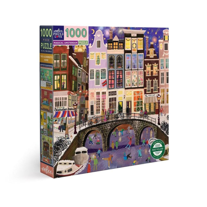 Puzzle 1000 pcs Magical Amsterdam - Eeboo - Rougier et Plé