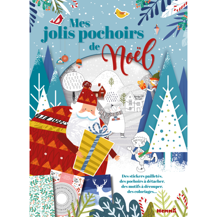 Livre Mes jolis pochoirs de Noël - Hemma - Rougier et Plé