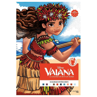 Livre de Coloriages Mystères Vaiana - Hachette - Rougier et Plé