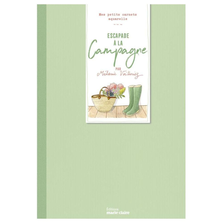 Carnet aquarelle Escapade à la campagne - Marie-Claire - Rougier et Plé
