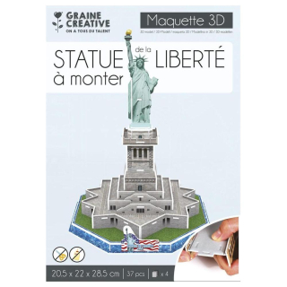 Maquette Puzzle 3D Statue de la Liberté - Graine Créative - Rougier et Plé