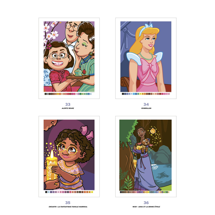 Coloriages mystères Disney Best of Héroïnes - Hachette - Rougier et Plé