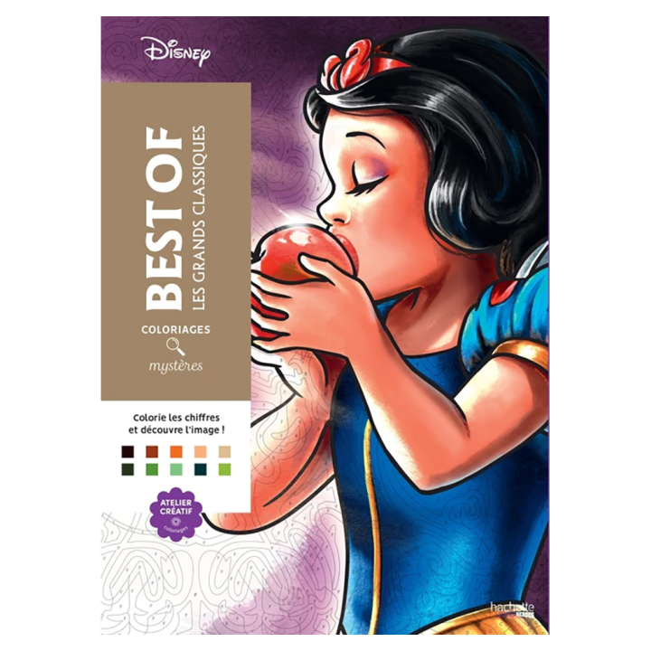 Coloriages mystères Disney Best of Les Grands Classiques - Hachette - Rougier et Plé