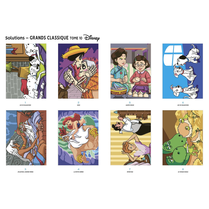 Coloriages mystères Disney Famille - Hachette - Rougier et Plé