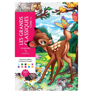 Coloriages mystères Disney Les Grands Classiques Tome 11 - Hachette - Rougier et Plé
