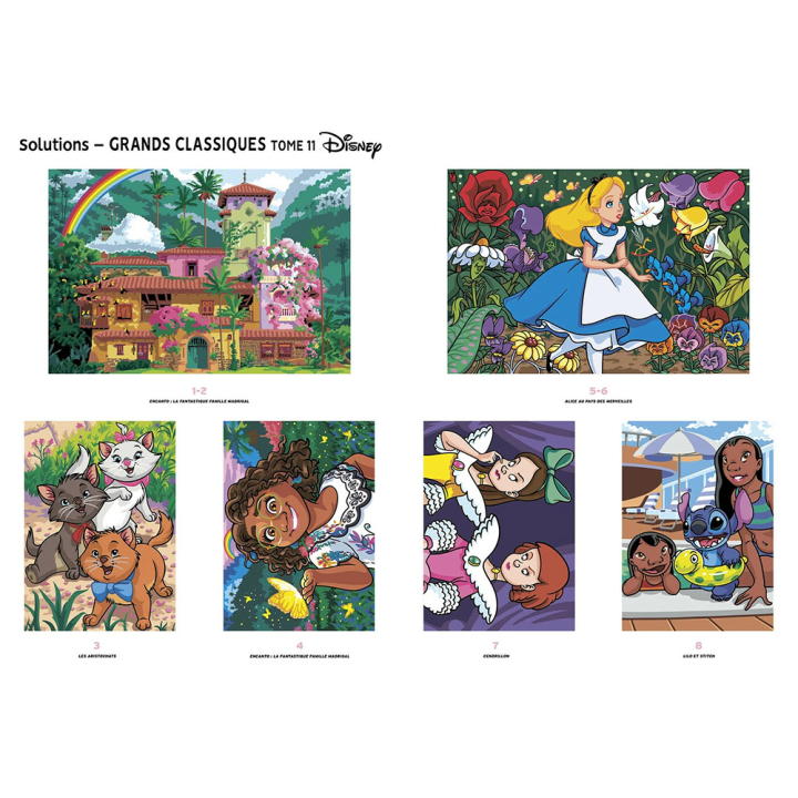 Coloriages mystères Disney Les Grands Classiques Tome 11 - Hachette - Rougier et Plé