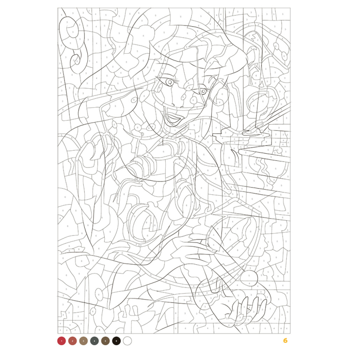 Coloriages mystères Disney Portraits - Hachette - Rougier et Plé