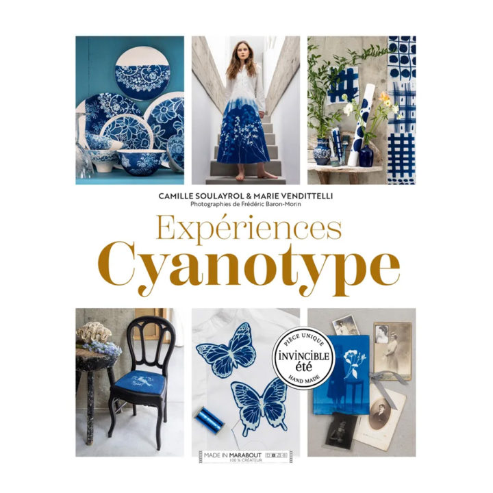 Livre Expériences Cyanotypes - Marabout - Rougier et Plé