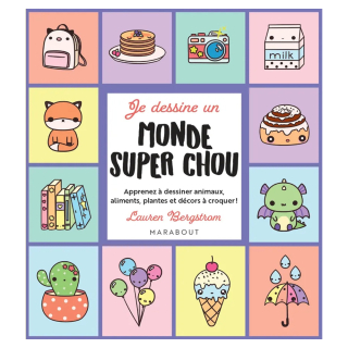 Livre Je dessine un monde super chou - Marabout - Rougier et Plé