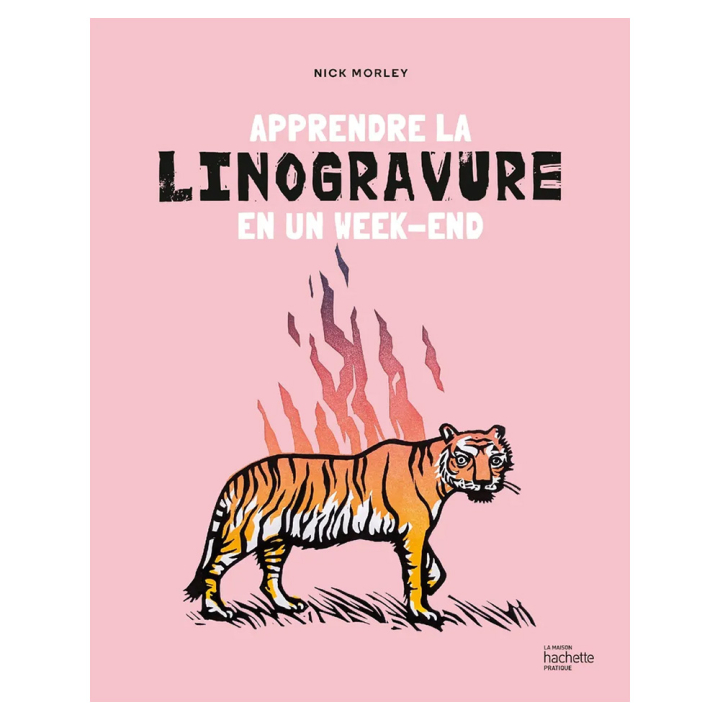 Livre La linogravure en un week-end - Hachette - Rougier et Plé