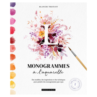 Livre Monogrammes à l'aquarelle - Dessain et Tolra - Rougier et Plé
