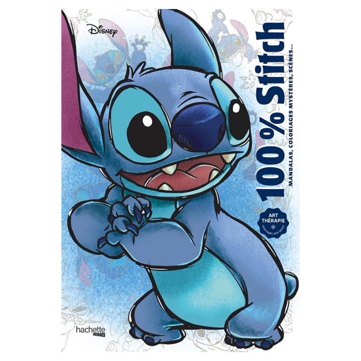 Mandalas Coloriages mystères Disney 100 % Stitch - Hachette - Rougier et Plé