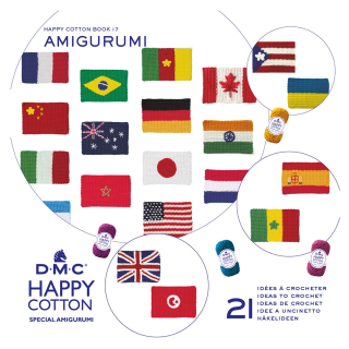 Livre Happy Cotton n°17 Drapeaux - DMC - Rougier et Plé