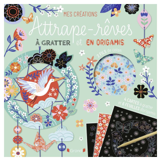 Pochette Mes créations :  Attrape-rêves à gratter et origamis - Gründ - Rougier et Plé