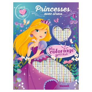Livre Coup de cœur créations - Princesses avec strass - Hemma - Rougier et Plé