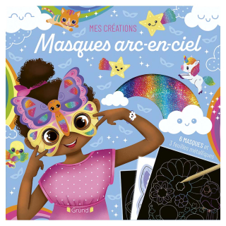 Pochette mes créations : Masques arc-en-ciel - Gründ - Rougier et Plé