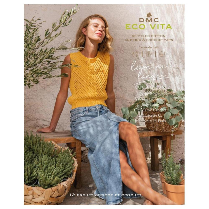 Livre 12 projets tricot Eco Vita - Love me longer n°2 - DMC - Rougier et Plé