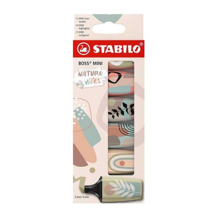 Surligneur BOSS MINI NatureVibes Set 6 couleurs - STABILO - Rougier et Plé