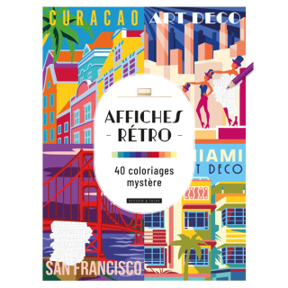 Affiches rétro 40 Coloriages mystères - Dessain et Tolra - Rougier et Plé