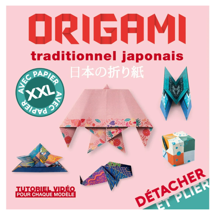 Livre Origami traditionnel japonais - Détacher et plier - Nuinui - Rougier et Plé