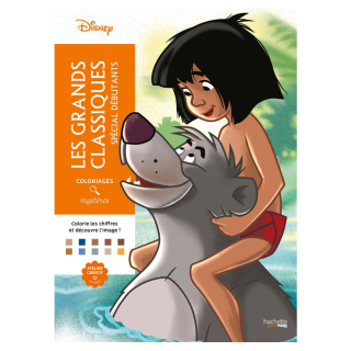 Coloriages mystères Disney Grands classiques Spécial débutants - Hachette - Rougier et Plé