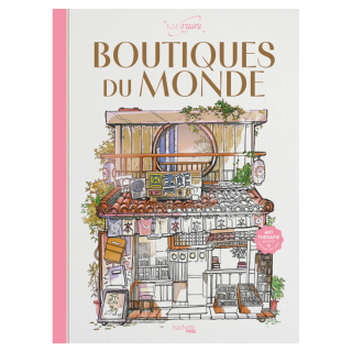 Album de coloriage Boutiques du monde - Hachette - Rougier et Plé