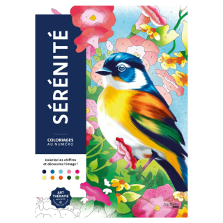Coloriages au numéro - Sérénité - Hachette - Rougier et Plé