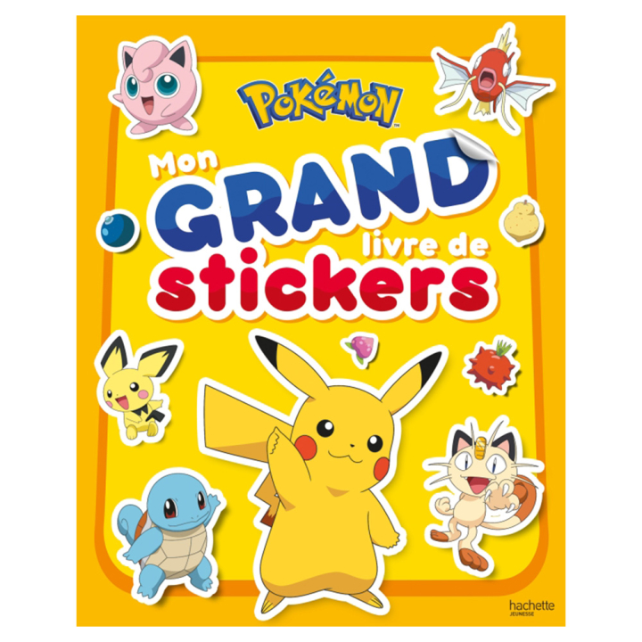 Mon grand livre de stickers Pokemon - Hachette - Rougier et Plé