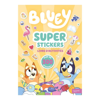 Livre de stickers -Bluey - Super stickers - Hachette - Rougier et Plé