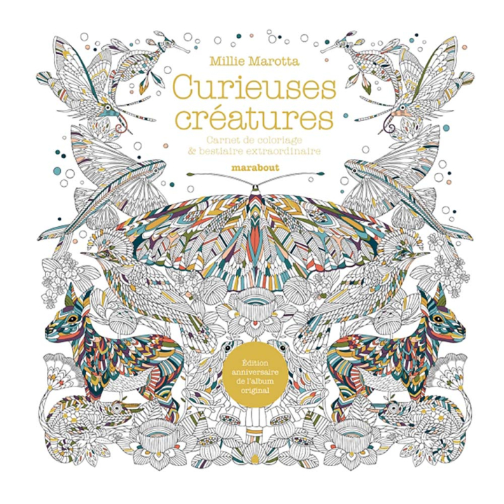 Petit livre à colorier - Curieuses créatures - Marabout - Rougier et Plé