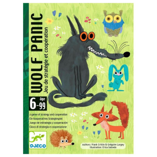Jeu de cartes stratégie Wolf panic - Djeco - Rougier et Plé