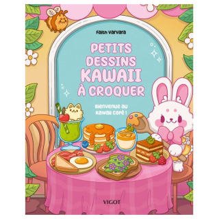 Livre Petits dessins kawaii à croquer : Bienvenue au Kawaii Café ! - Éditions Vigot - Rougier et Plé
