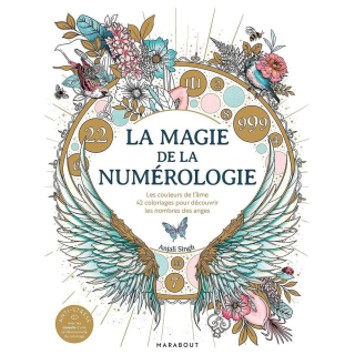 Livre de coloriage La magie de la numérologie - Marabout - Rougier et Plé