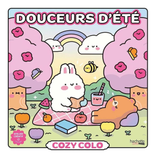 Livre de coloriage Cozy colo Douceurs d'été - Hachette - Rougier et Plé