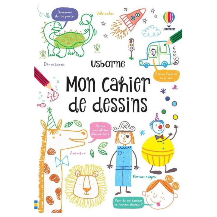 Mon cahier de dessins - Usborne - Rougier et Plé