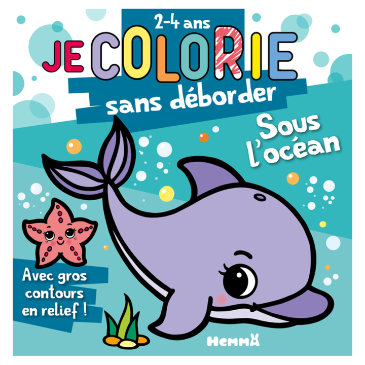 Je colorie sans déborder Sous l'océan - Hemma - Rougier et Plé