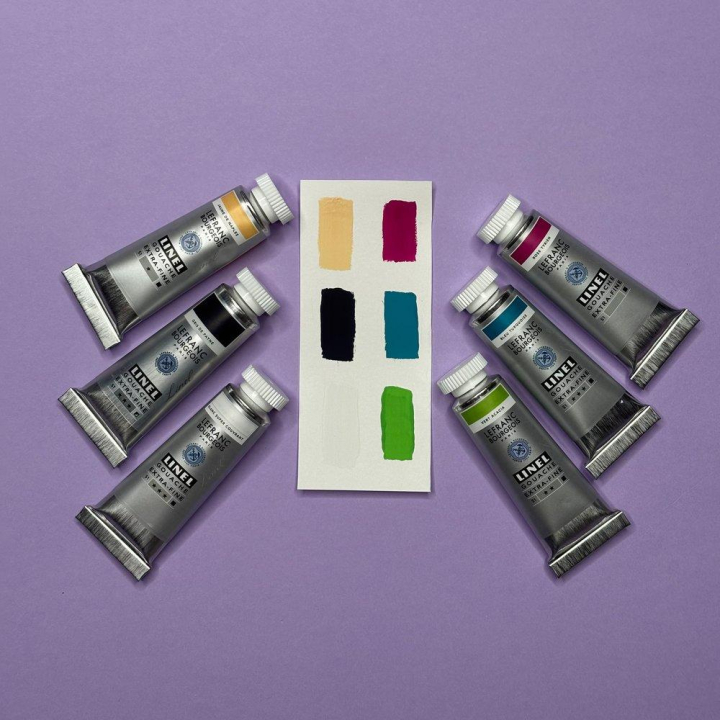 Gouache extra-fine Set Fantasy 6 x 14 ml - Linel - Rougier et Plé