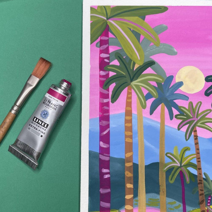 Gouache extra-fine Set Voyage 6 x 14 ml - Linel - Rougier et Plé