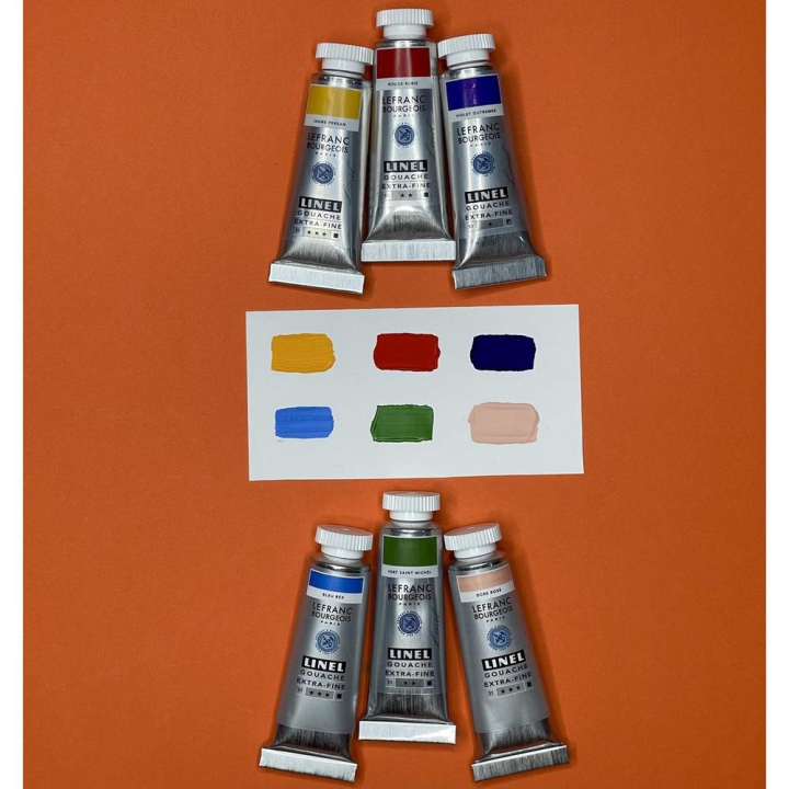 Gouache extra-fine Set Design 6 x 14 ml - Linel - Rougier et Plé