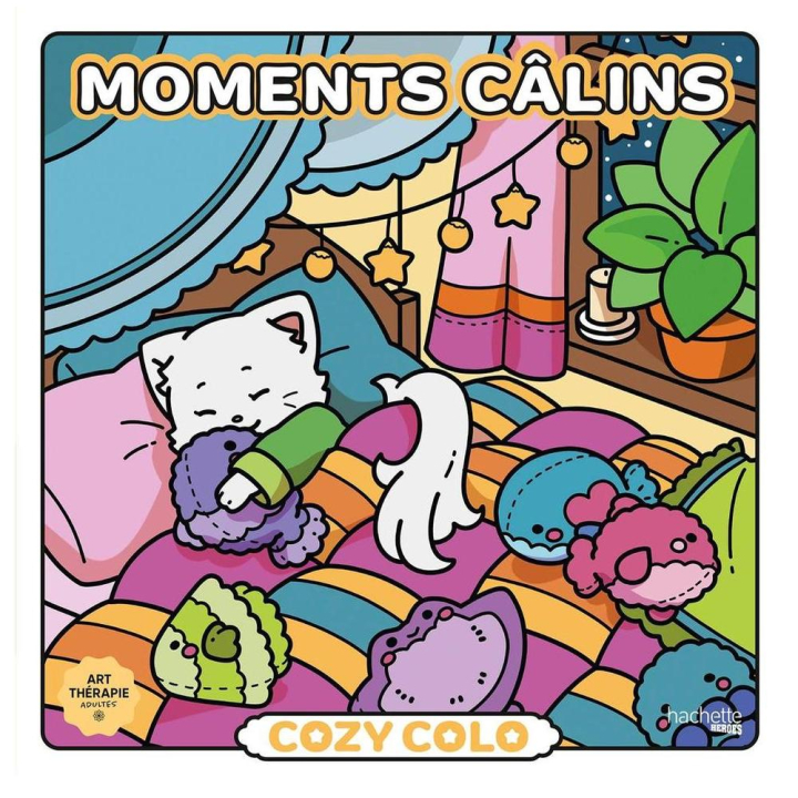 Livre de coloriage Cozy Colo Moments câlins - Hachette - Rougier et Plé