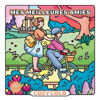 Livre de coloriage Cozy Colo Mes meilleures amies - Hachette - Rougier et Plé