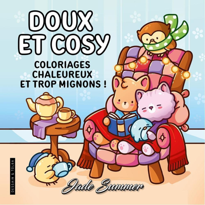 Livre de coloriage Doux et cosy - Dessain et Tolra - Rougier et Plé