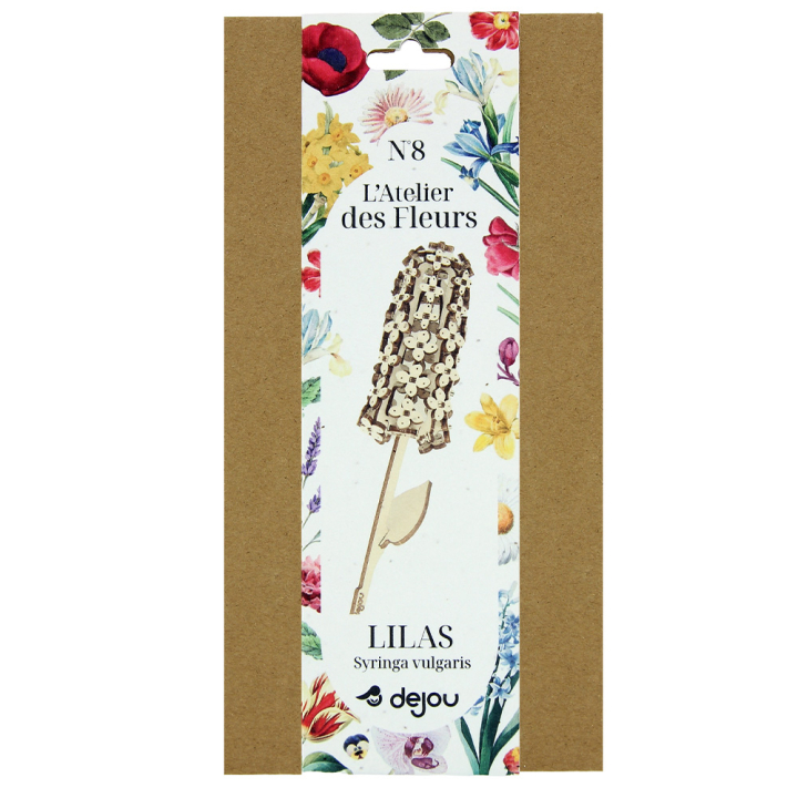 Lilas fleur à monter en bois - Dejou - Rougier et Plé