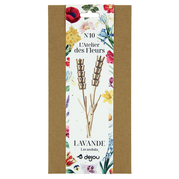Lavande fleur à monter en bois - Dejou - Rougier et Plé
