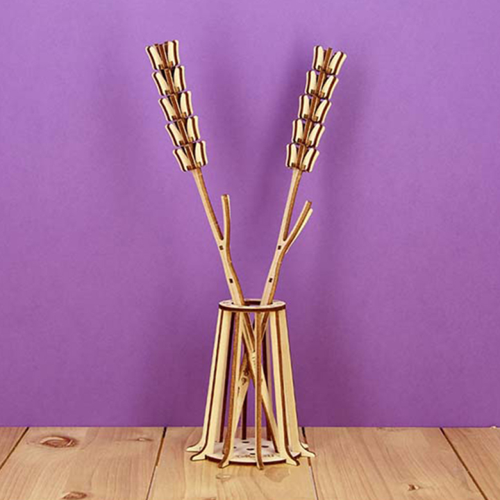 Lavande fleur à monter en bois - Dejou - Rougier et Plé