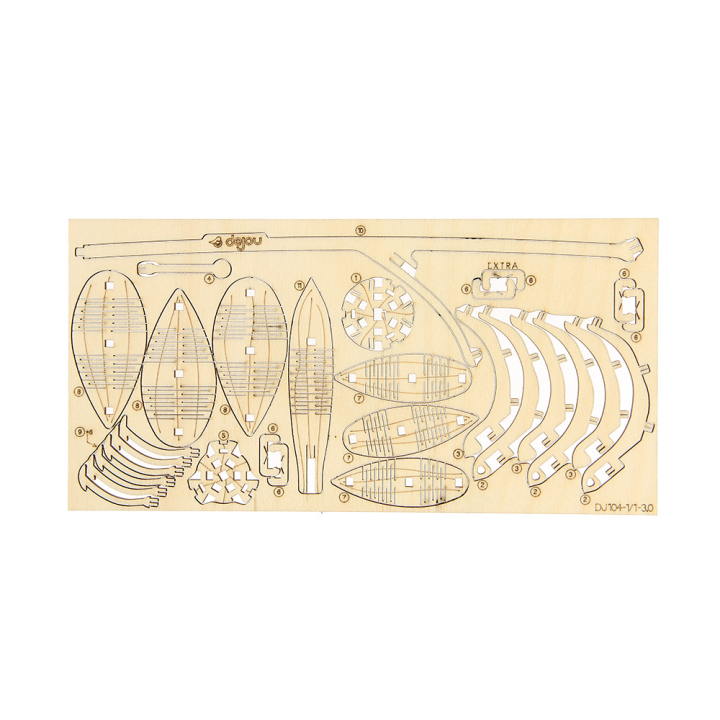 Fleur de Lys à monter en bois - Dejou - Rougier et Plé